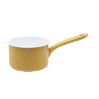 【日本月兔印】原廠正品 日製單柄片手琺瑯牛奶鍋-12cm(單柄湯鍋 泡麵鍋 湯鍋)