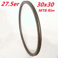 Best Price UD Matte/3K Glossy Hookless Wheel Rim Super Light 27.5ER/650B 30x30 Asymmetric MTB Carbon Rim