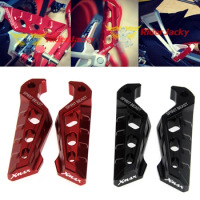 Motorcycle Rear Passenger Footrest Foot Rest Pegs Rear Pedals anti-slip pedals For YAMAHA XMAX X-MAX 125 250 300 400 Accessories