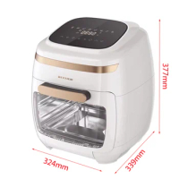 Air fryer electric fryer smart touch LCD visual air fryer oven barbecue and dehydrator