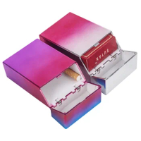 110mm Lady Slim Long Cigarette Box Case Holder Gradient Cigarette Case Box Container Tobacco Case Box Cigarette Storage Box Case