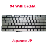Brand New JP Keyboard For Jumper EZBook X4 MB3008004 YXT-NB93-88 Japanese JP Silver With Backlit