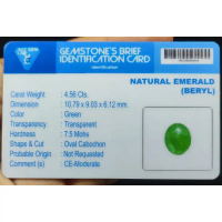 BATU ZAMRUD COLOMBIA/EMERALD BERYL ASLI NATURAL BERSERTIFIKAT TOP QUALITY