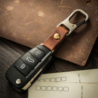 汽車遙控器鑰匙扣掛件創意個性簡約男士腰掛鎖匙鏈圈環掛飾