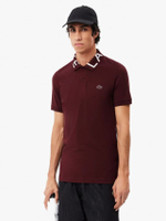 เสื้อโปโล Lacoste Movement ปกเเจ๊คการ์ด สีแดง