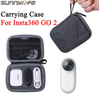 Sunnylife Portable Insta360 GO 2 Carrying Case Camera Mini Storage Bag For Insta360 GO 2 Action Camera Accessories