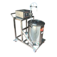 Electric 40L Large Paraffin Wax Soy Beeswax Melters Candle Machine Water Boiler Pot Wax Melting With Easy Pour Valve