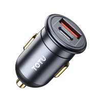 【TOTU 拓途】30W快充 雙孔 Type-C+USB點菸器充電頭車用充電器 征程