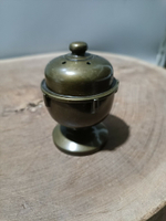 日本回流銅器昭和時期精品唐銅線小香爐香薰，茶道香道銅器，全品