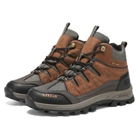 SNTA 502 Brown Sepatu Hiking Waterproof - Sol Karet Tebal Cocok untuk Segala Medan 40