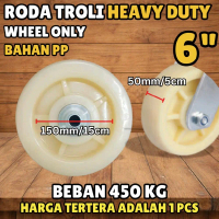 RODA LORI RODA TROLI HEAVY DUTY 6 INCH CASTER CASTOR TROLLEY WHEEL ONLY