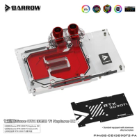 Barrow GPU Water Block For Colorful iGame RTX 3090TI Neptune/Vulcan OC Graphics Card , Full Cover GPU Cooler , BS-COI3090TZ-PA