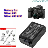 Camera Battery 7.6V/1280mAh EN-EL25, VFB12502 for Nikon Z50, Z50 ZFC, Z FC