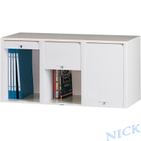 NICK CP三排塑鋼捲門式公文櫃