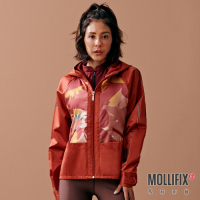 Mollifix 瑪莉菲絲 撞色傘狀連帽風衣外套 (棕色) 暢貨出清、保暖、防風、羽絨外套