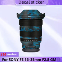 For SONY FE 16-35mm F2.8 GM II Lens Sticker Protective Skin Decal Film Anti-Scratch Protector Coat FE 16-35 2.8 F/2.8 GMII GM2