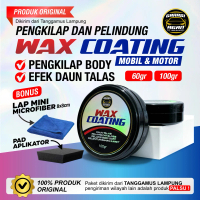 WAX COATING MOBIL MOTOR Pengkilap body -  efek daun talas - penghitam motor -  body doff Baret Paint