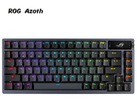 【送桌墊】【最高現折268】ASUS 華碩 ROG Azoth 75% 無線電競機械式鍵盤/青軸/紅軸/茶軸