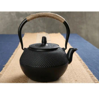 Small particles Iron pot Cast iron pot No coating Iron teapot