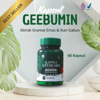 GEEBUMIN – Suplemen Herbal Ekstrak Ikan Kutuk dan Gamat Emas | High Protein | 60 Kapsul