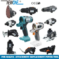 10 in 1 For Makita 18V Battery Jig Saw/Drill/Circular Saw/Chain Saw/Oscillating Tool/Sander/Wrench/Screw Driver Attachment