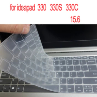 Washable Laptop Keyboard Cover For Lenovo Ideapad 330 330S 330C 330-15 330-15IKB 15.6 inch Silicone Waterproof Film Protector