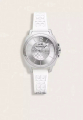 Coach Boyfriend 14503152 Jam Tangan Wanita Silver Dial Black Leather Strap