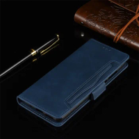 For VIVO V29E 5G V2303 Wallet Flip Cow Texture Leather Phone Case For VIVO V29 E 5G Luxury Phone Case With Separate Card Slot