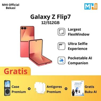 Samsung Galaxy Z Flip 7 12/256GB, 12/512GB Handphone Lipat, Original, Garansi Resmi Jetblack 512GB