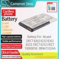 CameronSino Battery for Alcatel DECT 8262 8232 8242 3BN67330AA 8242 DECT 8232 DECT fits Uniden 1000060 Cordless phone Battery