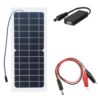 Boguang Flexible solar panels 6V 10W solar cell kits solar energy renewable solar panel charger battery 5V 10 Watt (10W USB)