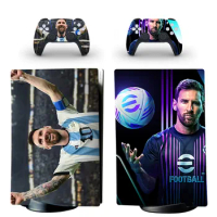 Football Star Messi PS5 Digital Skin Sticker Decal Cover for Console and Controllers PS5 Skin Sticker Vinyl