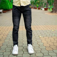 Quần jean nam co giãn thêu túi logoo Menswear Pants Có Túi quần purple khôngrách quanchay pho