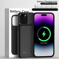 For iphone 14 Pro Max Battery Case For iphone 12 11 Pro Max Smart Power Bank Charger Cover for iPhone XS Max XR 7 8 Plus SE2 SE3