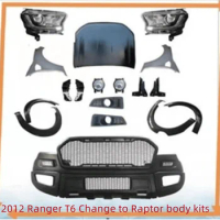 Front Bumper assembly for Ford Ranger T6 Raptor body kits grill headlight hood