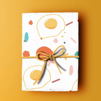 時匠禮物包裝紙孟菲斯簡潔色彩圣誕禮品包裝創意ins包裝紙生日禮物禮盒包裝材料搭配組合配飾手工裝點