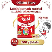 SGM Eksplor Aktif 1+ Pro-GressMaxx Madu Susu Formula 900 g [10 Pcs/ 1 Karton]