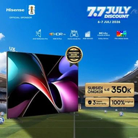 Hisense TV UX Vidaa Smart RGB-MiniLED TV 116 inch 3D Colour Master Pro Ultimate Saturation & Precisi