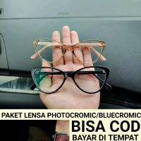 Kacamata Antiradiasi Photocromic Bluecromic minus Normal Silinder 1052