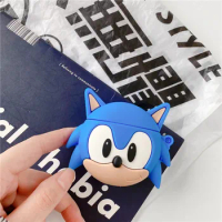 For AirPods pro Case Cute Cartoon Silicone Anime sonic Earphone Cover for Air Pods 2 Case Accessories with Keychain Cover