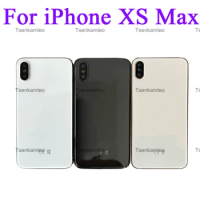 OEM Back Housing Battery Cover Frame Assembly Replacement For iPhone XS Max Battery Back Cover New Case + SIM Tray+ Side Button