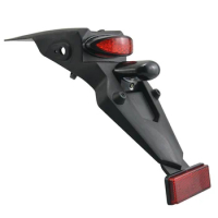 Universal Motorcycle Rear Mudguard with LED Tail Light for Mudguard LED Brake Tail Light Brake