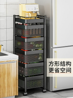 廚房專用旋轉置物架落地多層雜物盒水果蔬多功能菜籃子蔬菜收納架