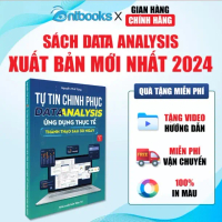 Sách Data Analysis Quyển 1 Cơ Bản, Ứng Dụng Thực Tế, Có Tặng Kèm Video Hướng Dẫn Antbooks