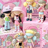 Genuine Molinta Gossip Club Series Anime Figure Blind Box Zzoton Surprise Box Kawaii Caja Ciega Action Figures Kid Surprise Gift