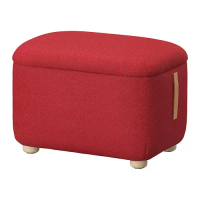 OSKARSHAMN 收納椅凳, tonerud 紅色, 40x42 公分
