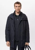 MANGO Man Detachable Water-Repellent Padded Parka Jacket