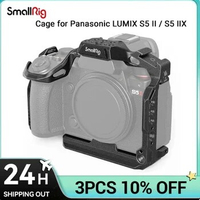 SmallRig S5 II Cage S5 IIX Cage for Panasonic LUMIX S5 II / S5 IIX with Built-in Quick-Release Plate for Arca-Swiss - 4023