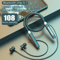 หูฟังบลูทูธ HD 5.0, กันน้ำ, เสียง HiFi ไร้สาย, สายคล้องคอแม่เหล็ก, เสียงที่กำหนดเอง, หูฟังทนทาน, การ