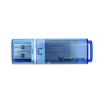 V-smart USB3.1防水高速安全加密隨身碟-32GB藍色